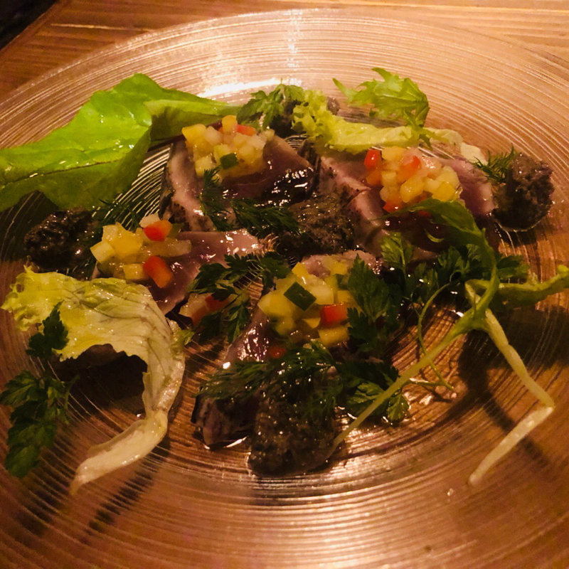 カツオのマリネ(ブルゴンディセ ヘイメル 　)