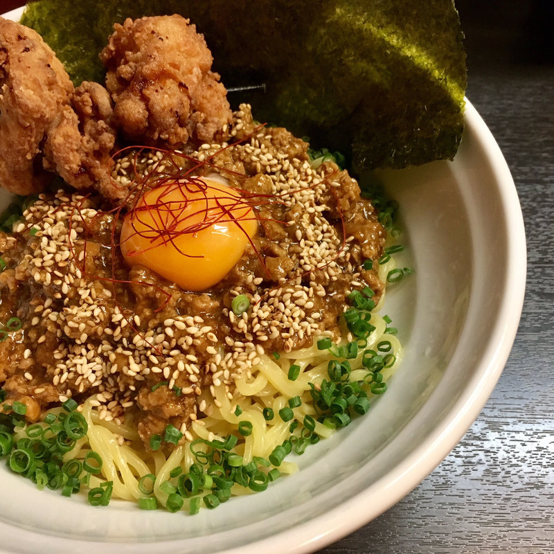 戦国まぜそば（カレー風味）(戦国食堂)