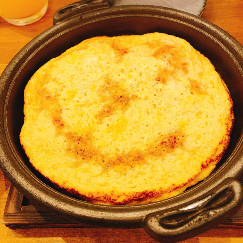 巻かない 鉄板で食べるだし巻き玉子 プレーン(日本酒とお万菜 じゃんけんポン)