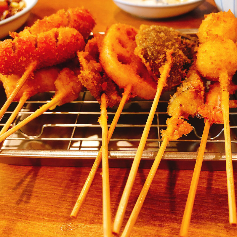 串カツ盛り合わせ10本(かっぽうぎ 南森町天神橋店 )