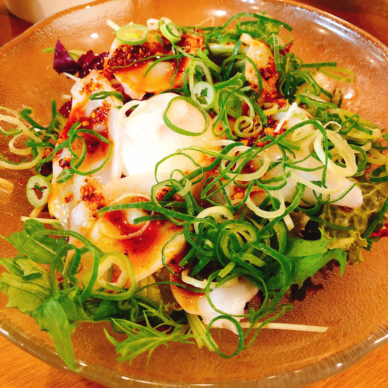 たこのねぎラー油サラダ(かっぽうぎ 南森町天神橋店 )