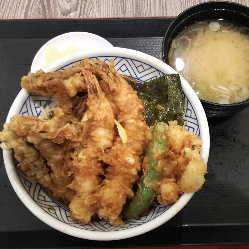 天丼(日本橋 天丼 金子半之助 ラゾーナ川崎店)