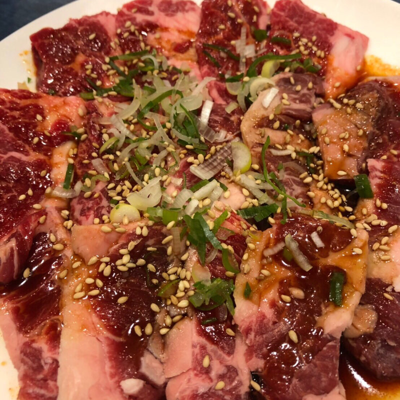 1ポンドカルビ(ハーフ)(焼肉ダイニング りんご苑 米沢店 )