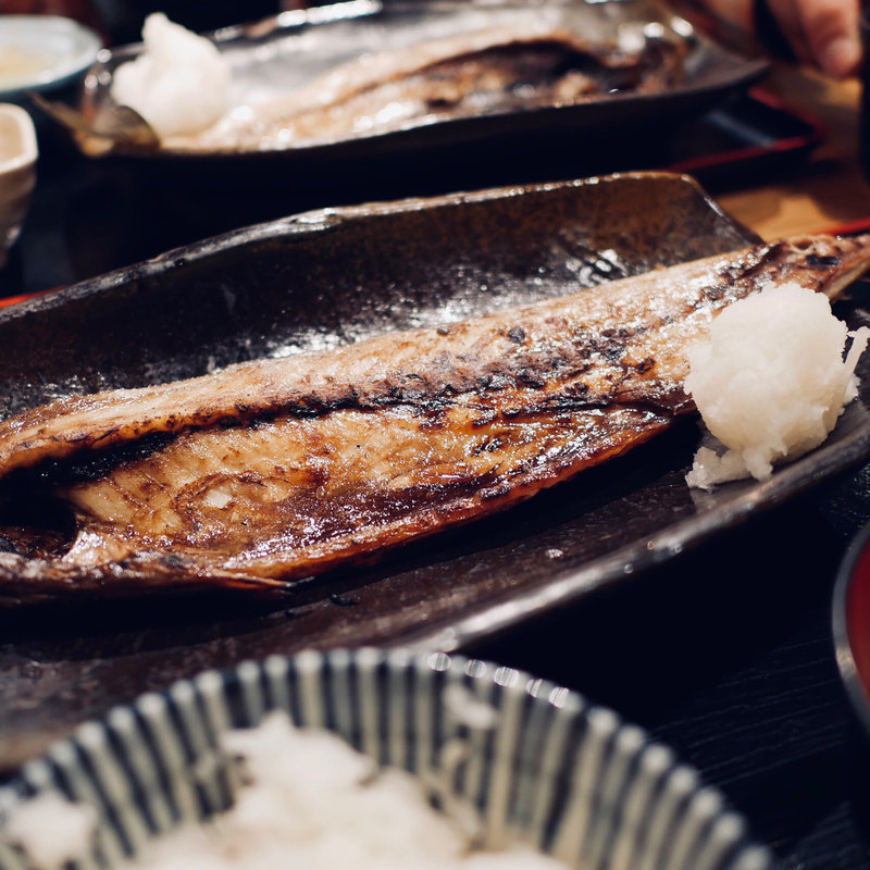 とろさばの一夜干し定食(一夜干しと海鮮丼 できたて屋 サッポロファクトリー店)