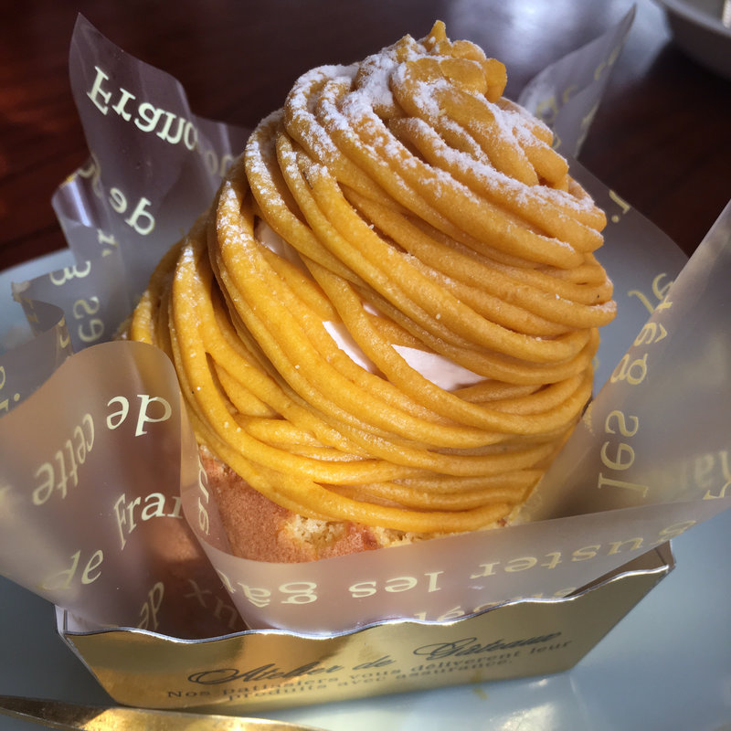 パンプキンのモンブラン(パティスリー・ラ・ベルデュール)