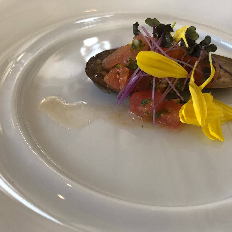 ナスのマリネの前菜 (ハーミットグリーンカフェ （ｈｅｒｍｉｔ　ｇｒｅｅｎ　ｃａｆｅ）)