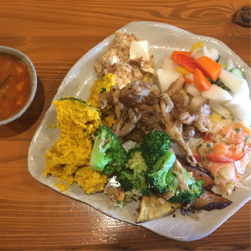 日替わりパスタランチ ペペロンチーノ(森のレストラン 益子の茶屋３号店 )