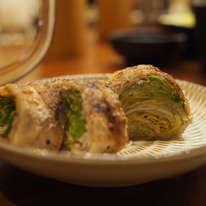 レタス豚巻き(やさい串巻き なるとや)