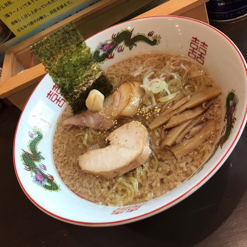 背脂醤油ラーメン(ラーメン行先は○ )