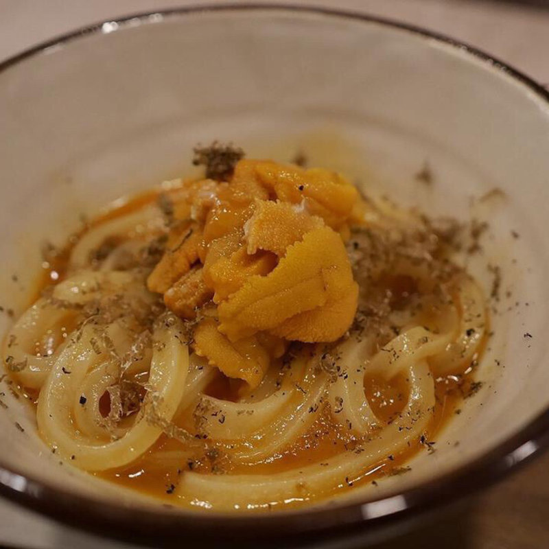 焦がしバターのうに釜玉うどん(太門 （タモン）)