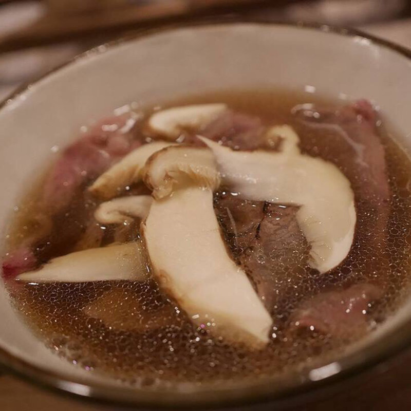 炙り牛肉うどん松茸出汁(太門 （タモン）)