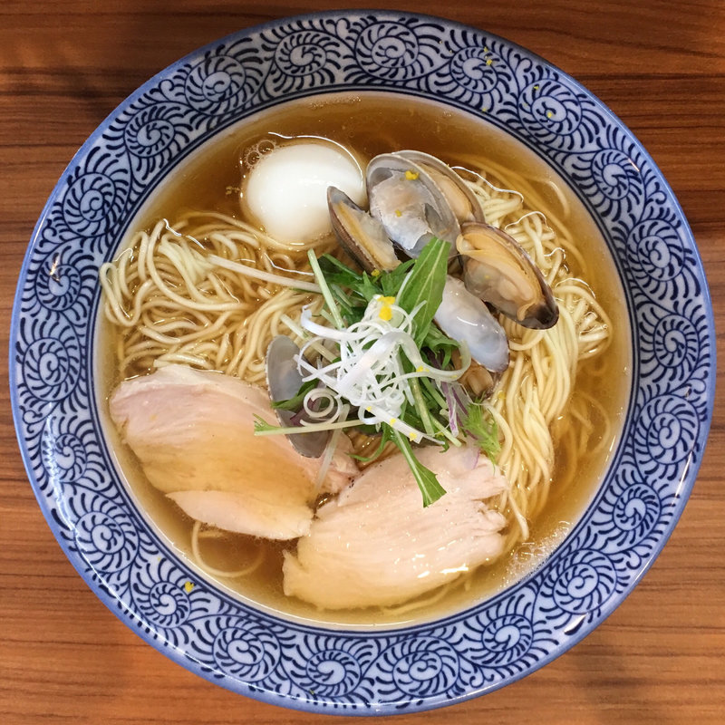 貝出汁塩そば(中華そば つの井)