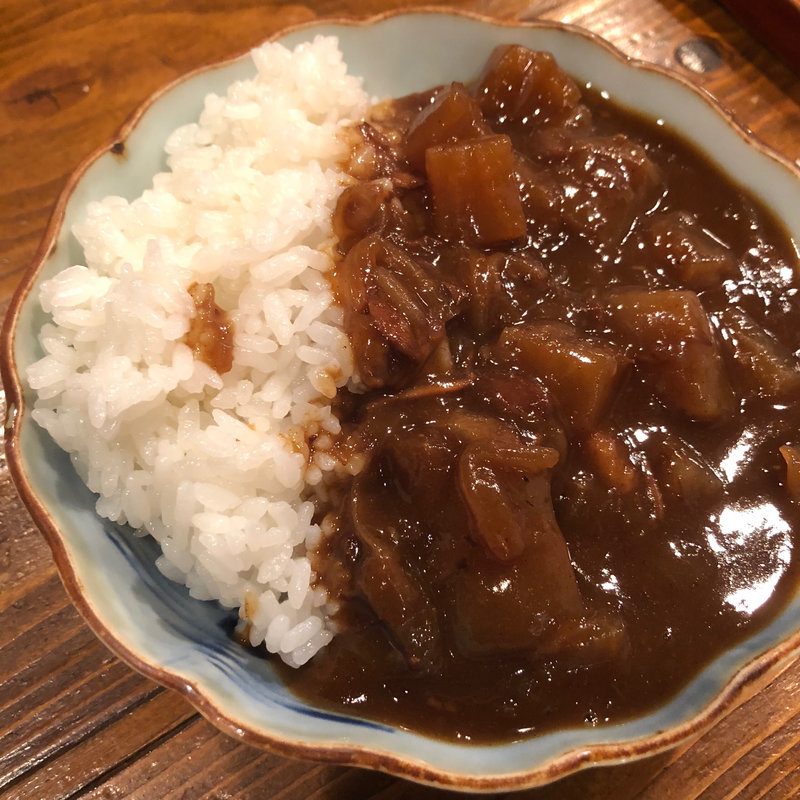和牛すじカレー(居酒屋 やんちゃ)