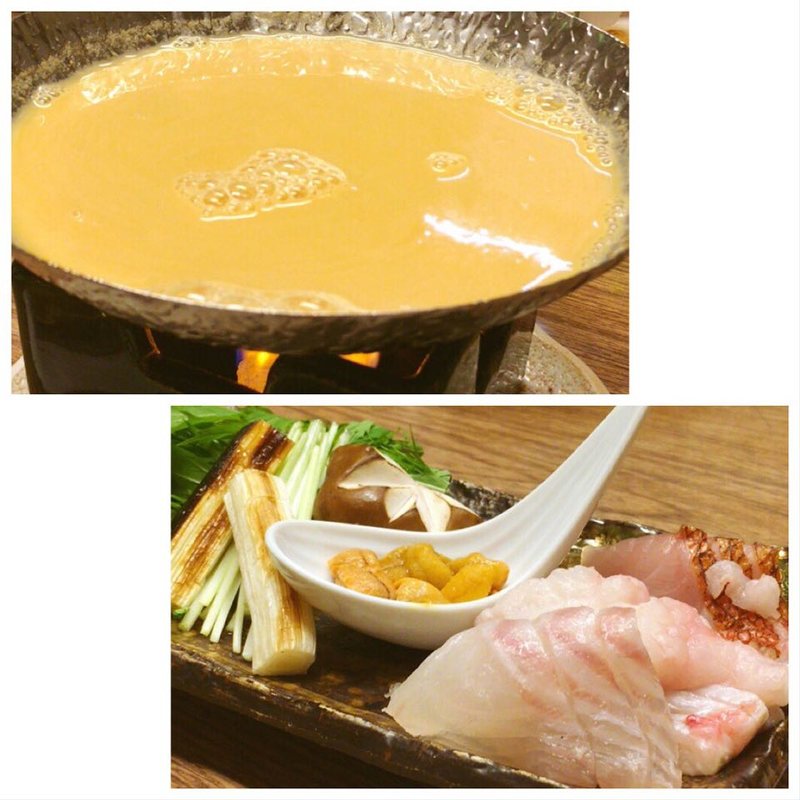 うにしゃぶコース(明陽軒)