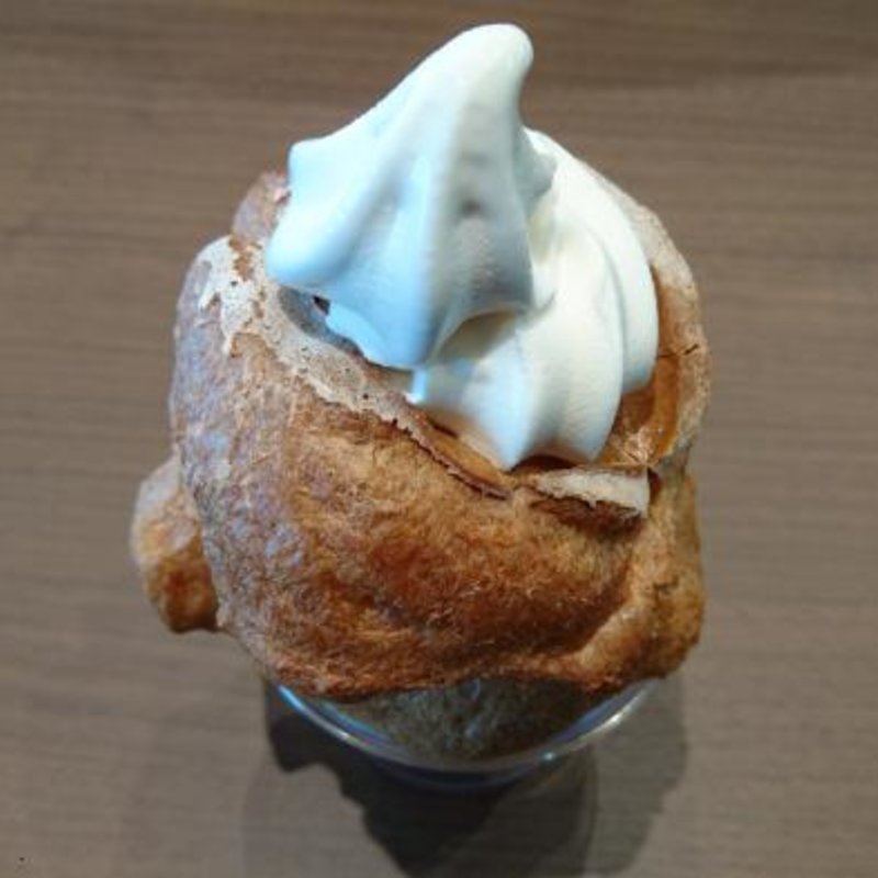 ポップオーバーソフトクリーム(いちcafe)