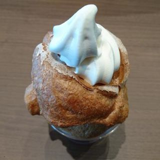 ポップオーバーソフトクリーム(いちcafe)