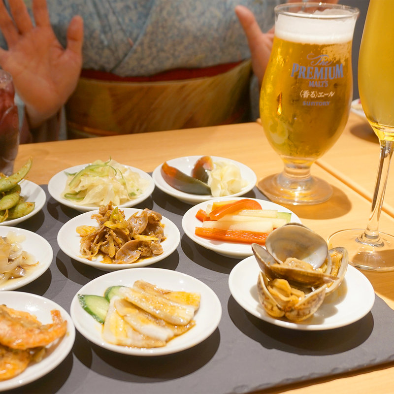 本日の前菜盛り合わせ 9種(酒肴麺飯 アテニヨル 天神店)