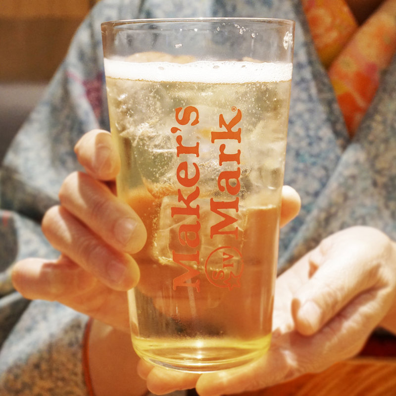 メーカーズマークハイボール(酒肴麺飯 アテニヨル 天神店)