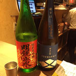 日本酒(明鏡止水、イズモフジ)(ぽんしゅや三徳六味)