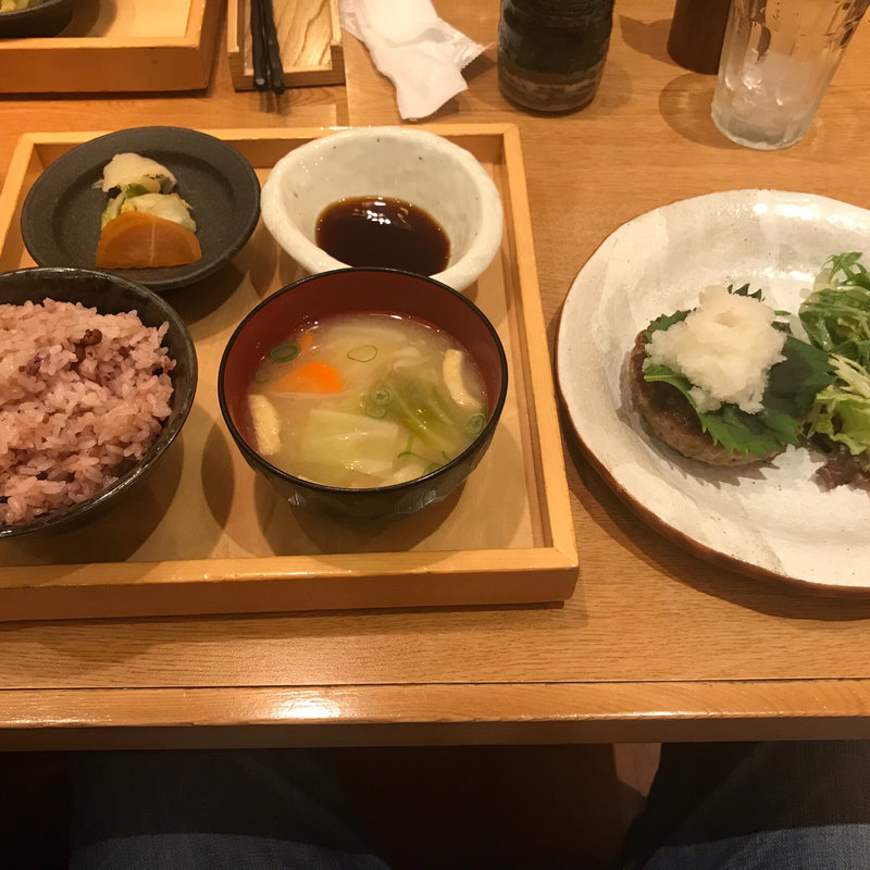 和風牛タンハンバーグ定食(五穀 イオンモール福岡店)