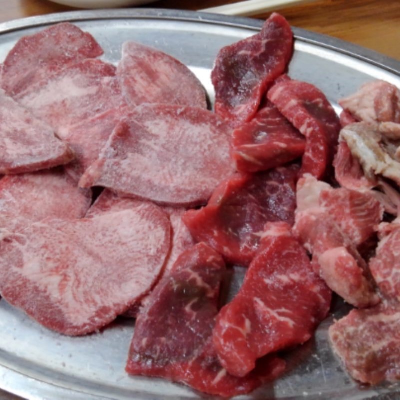 タン塩とハラミ塩(大同苑)