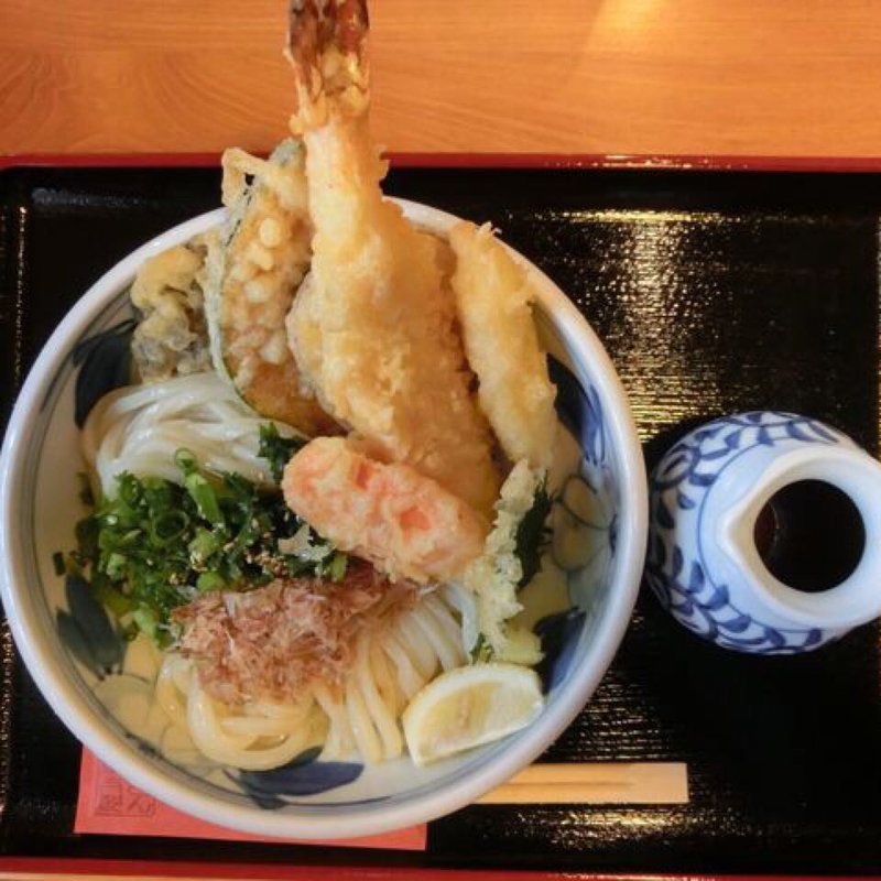 大海老天ぶっかけ(松山 力みなぎる完全無欠うどん 空太郎 （ウドンクウタロウ）)