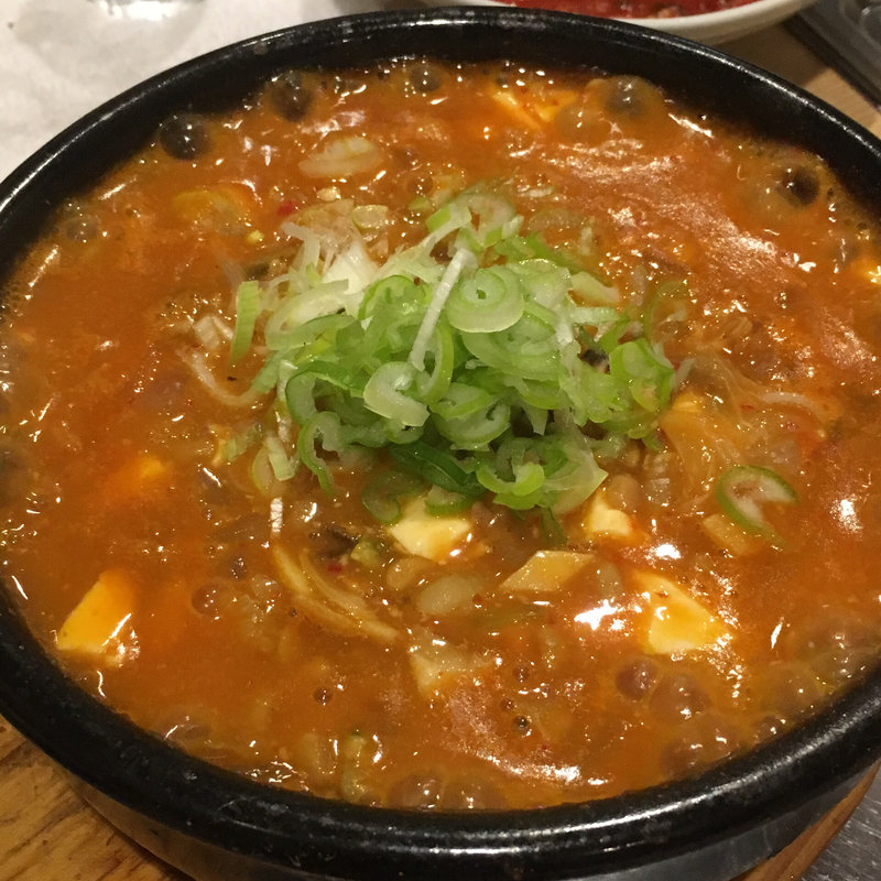 納豆チゲ(韓国家庭料理　マンナ )