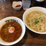 昼の部 辛つけ麺(TETSU 千駄木本店 （哲　てつ）)