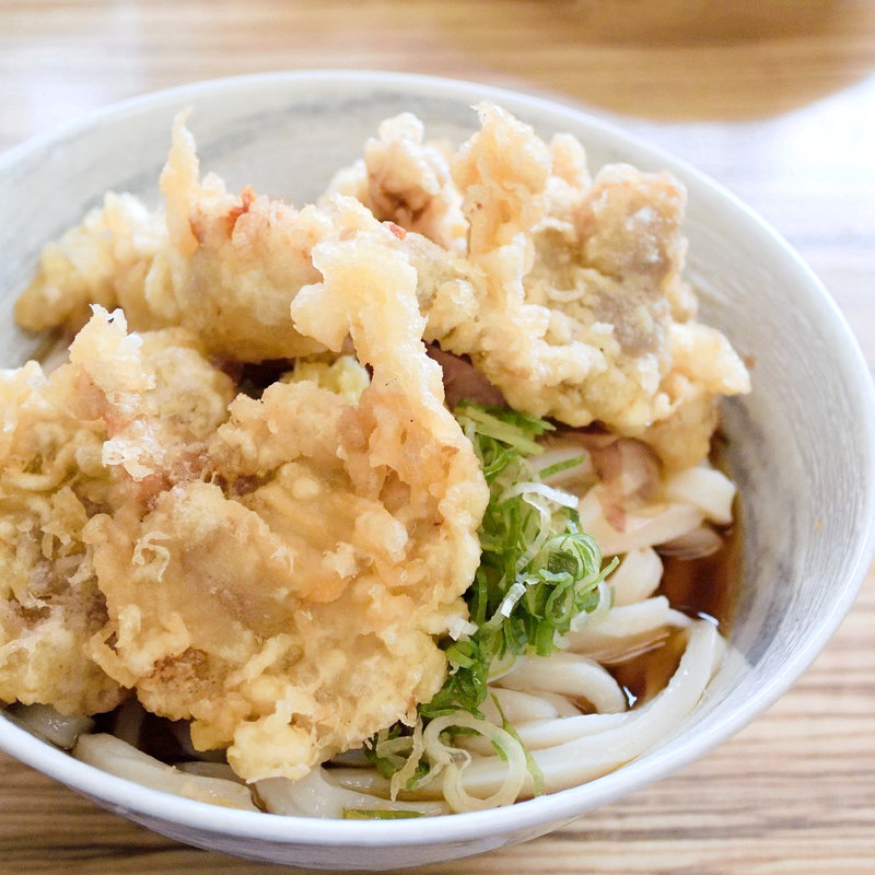 かしわ天ぶっかけ冷(黄金の穂)