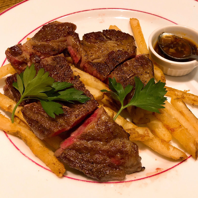 黒華牛ステーキ(有楽町ワイン倶楽部 )