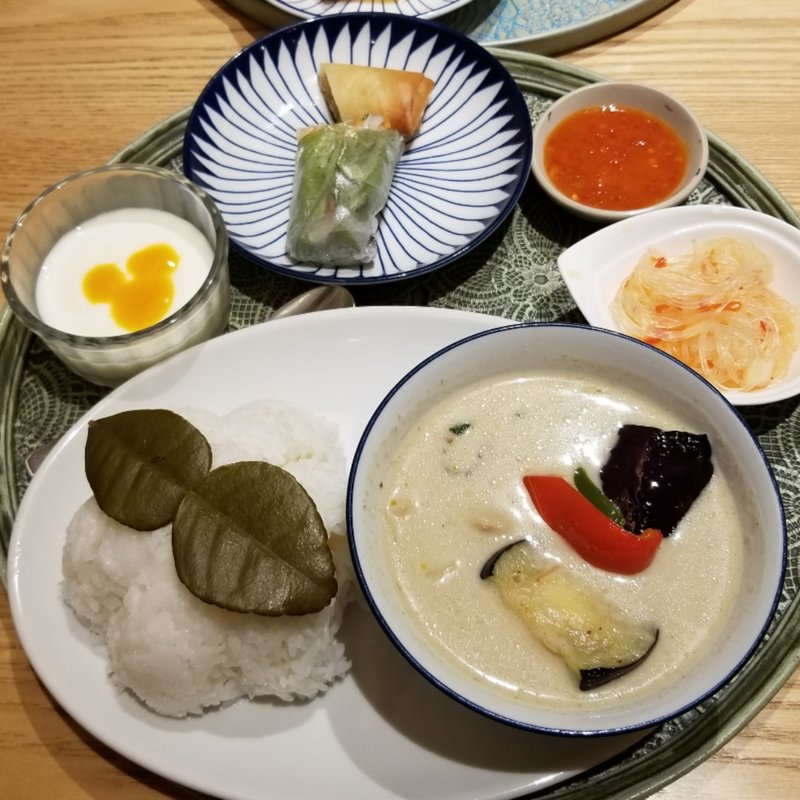 グリーンカレーセット(Rice people,Nice people!)