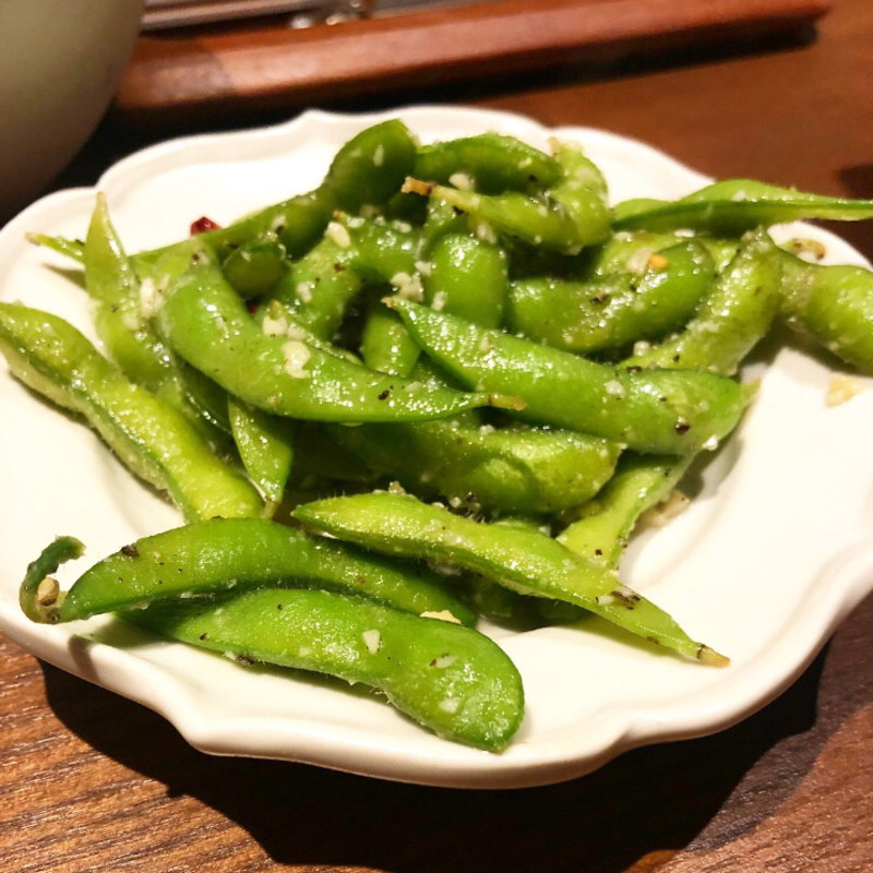 枝豆ペペロンチーノ(アスヘノトビラ （【旧店名】サヨナラノアト）)