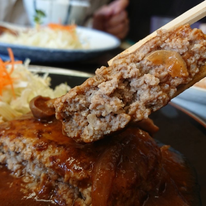 ハンバーグ定食(一富士 )