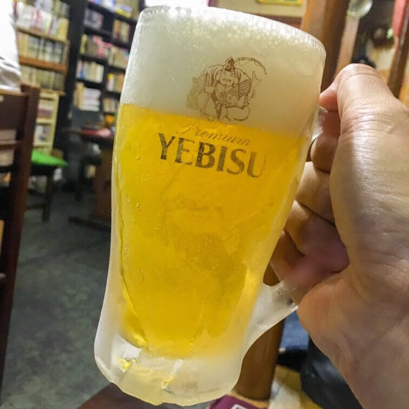 中ジョッキビール(とんかつ しのざき)