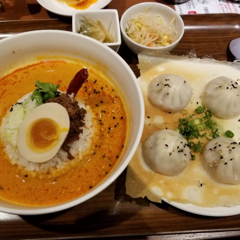 坦々スープごはんセット(Din's鼎 福岡パルコ店)