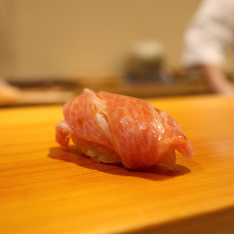 鮪の大トロ(鮨 あらい)