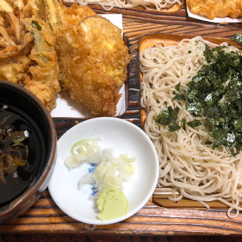 天ざる(やぶ蕎麦)
