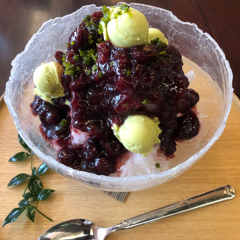 かき氷(カフェ中野屋)