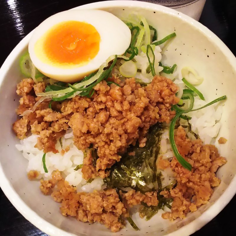 鶏そぼろ丼(麺屋 武一 アトレ川崎店)