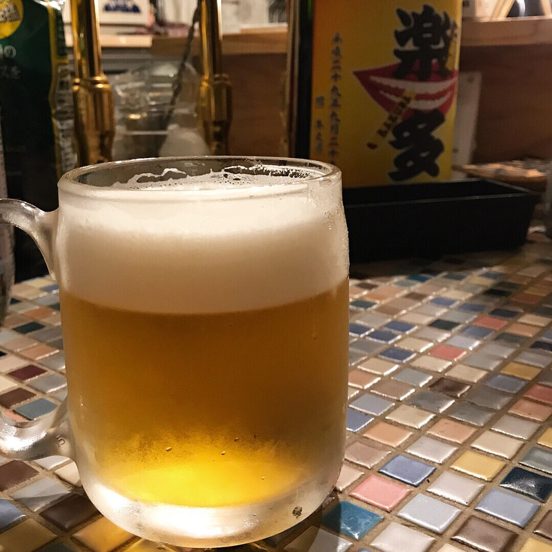 生ビール(らあめん ジャ(昼) | ご飯屋楽多(夜))