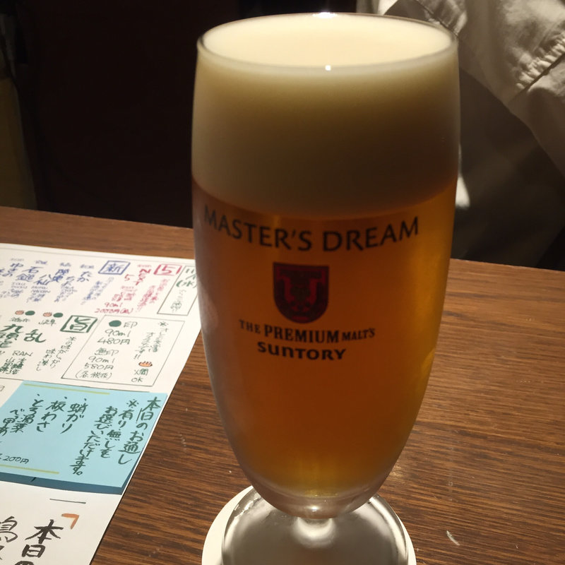 生ビール(ぽんしゅや三徳六味)