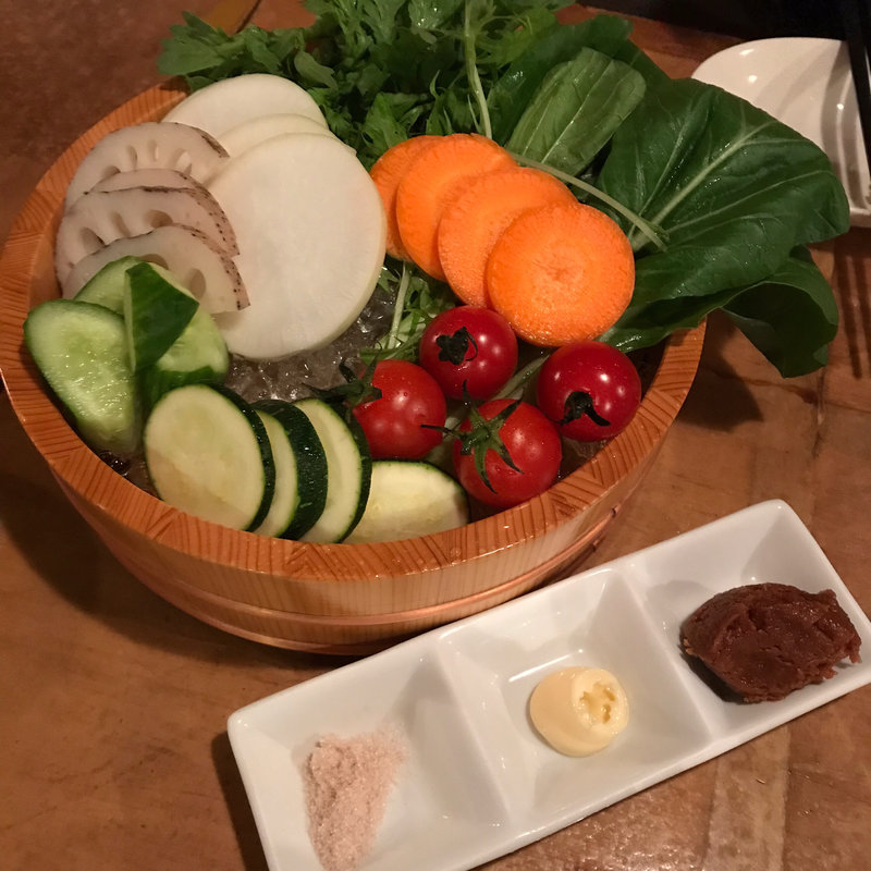 無農薬野菜の野菜刺盛(もも吉)