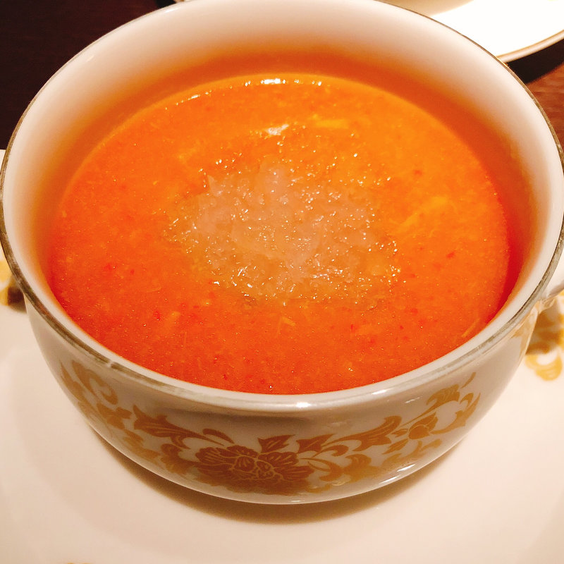 蟹卵入り燕の巣スープ(四川)