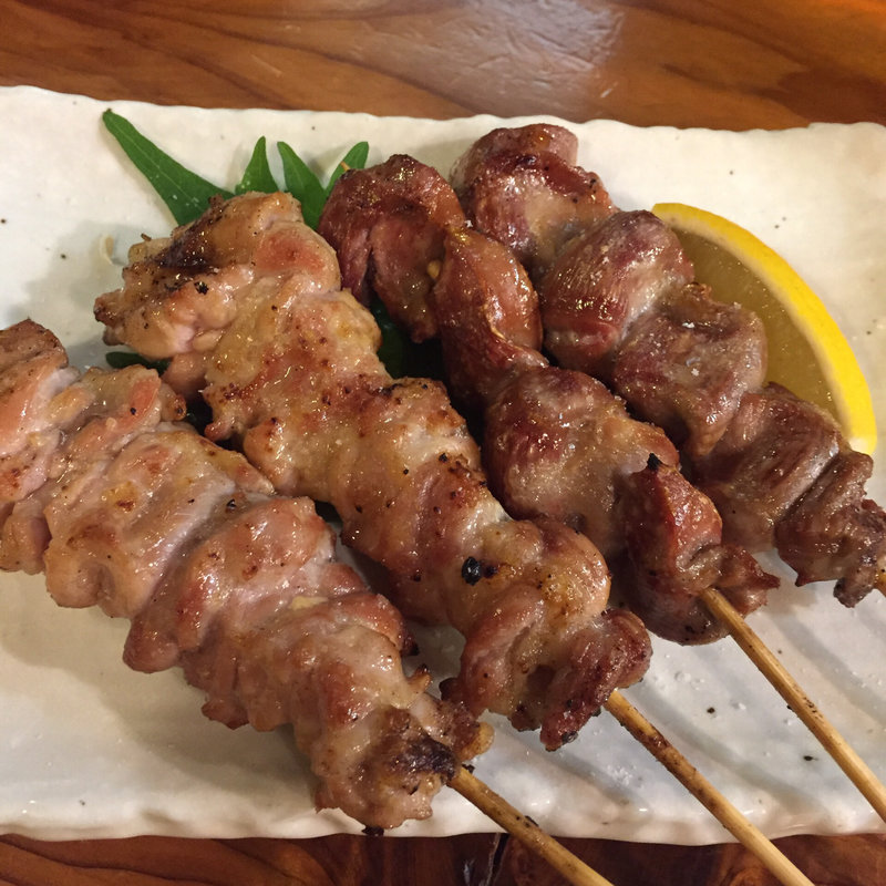 セセリ、ズリ(炭火串焼 銀)