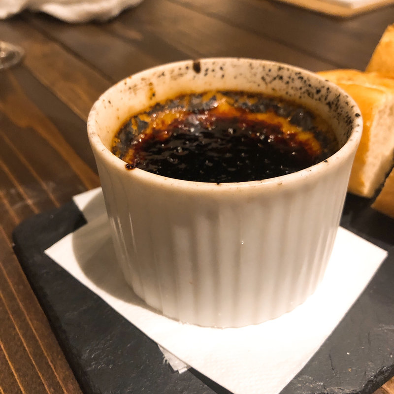 白レバームース ブリュレ仕立て(スペイン食堂 エルペケーニャ)