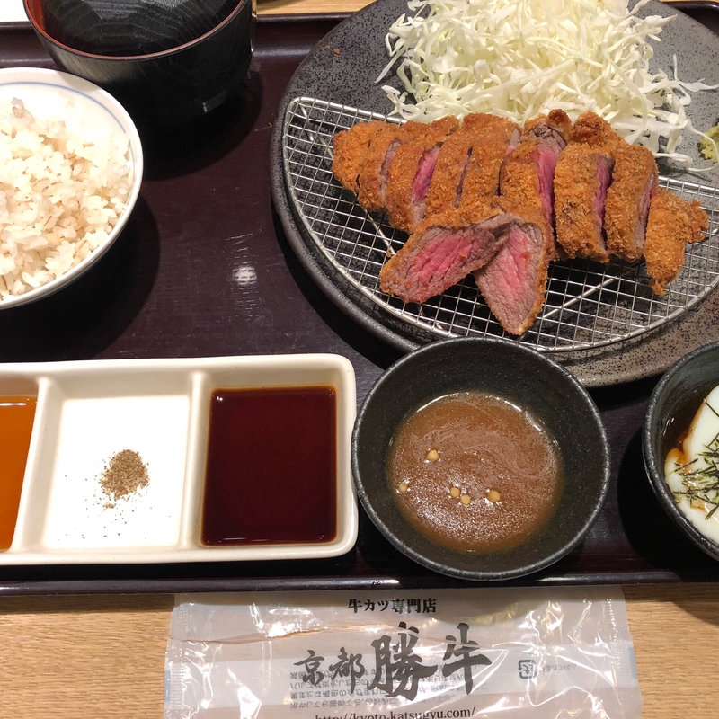 特選牛ロースカツ膳(牛カツ京都勝牛 梅田店)