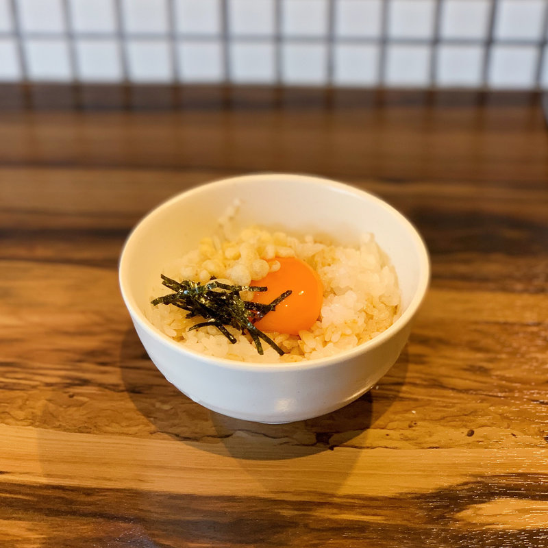 TKG 卵かけご飯(麺処まるよし)