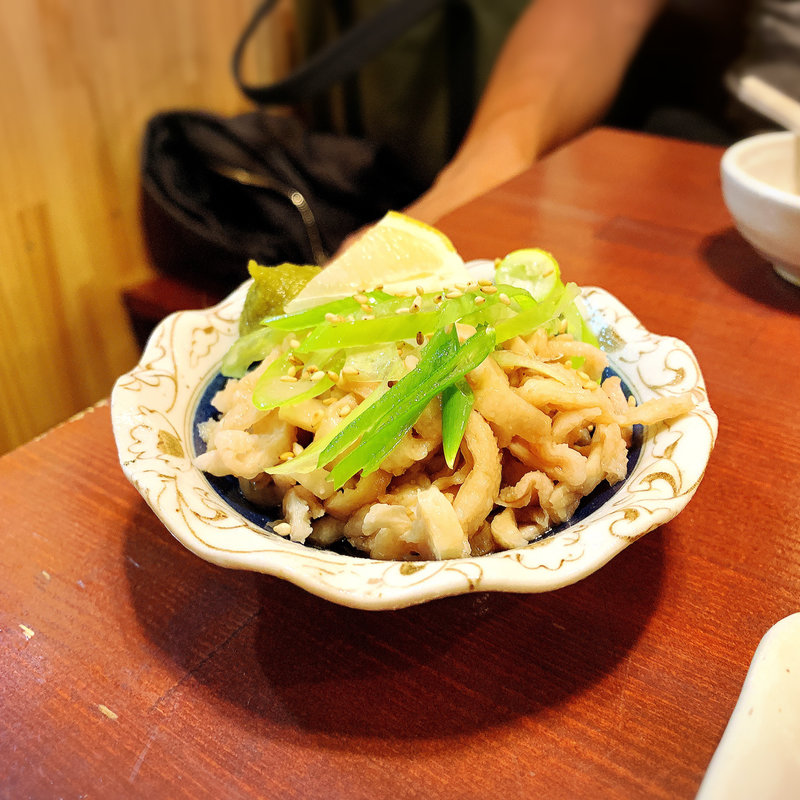 鶏皮ゆずぽん酢(鍋焼ぼうず)