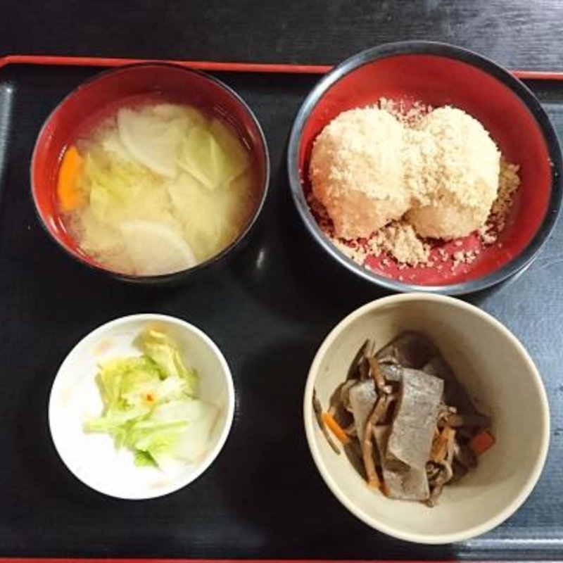 おはぎ定食(雷電 くるみの里 )