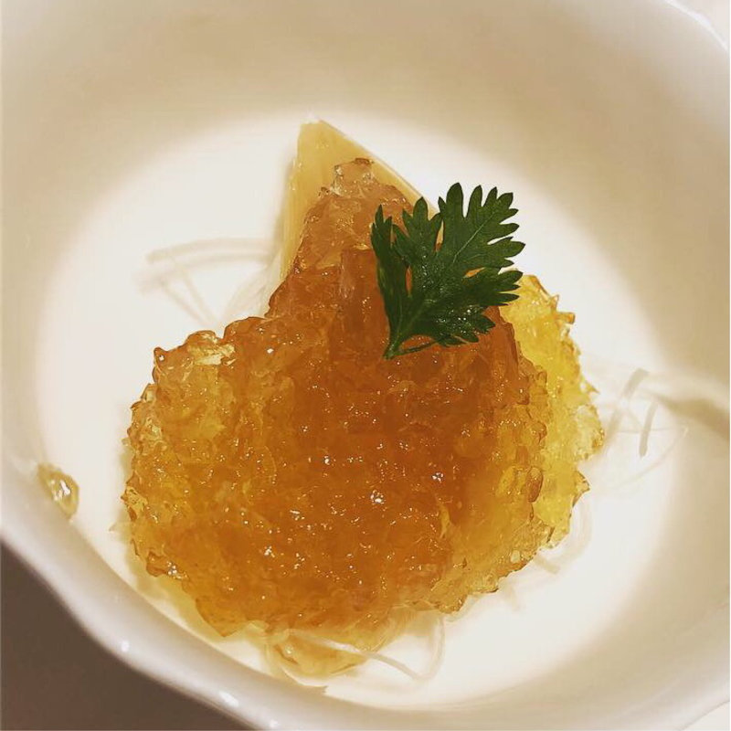 フカヒレのお刺身(筑紫樓(ツクシロウ) 銀座店)